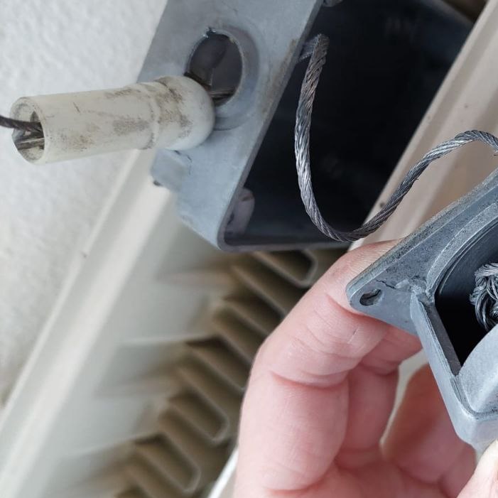 Persiana metálica comercial